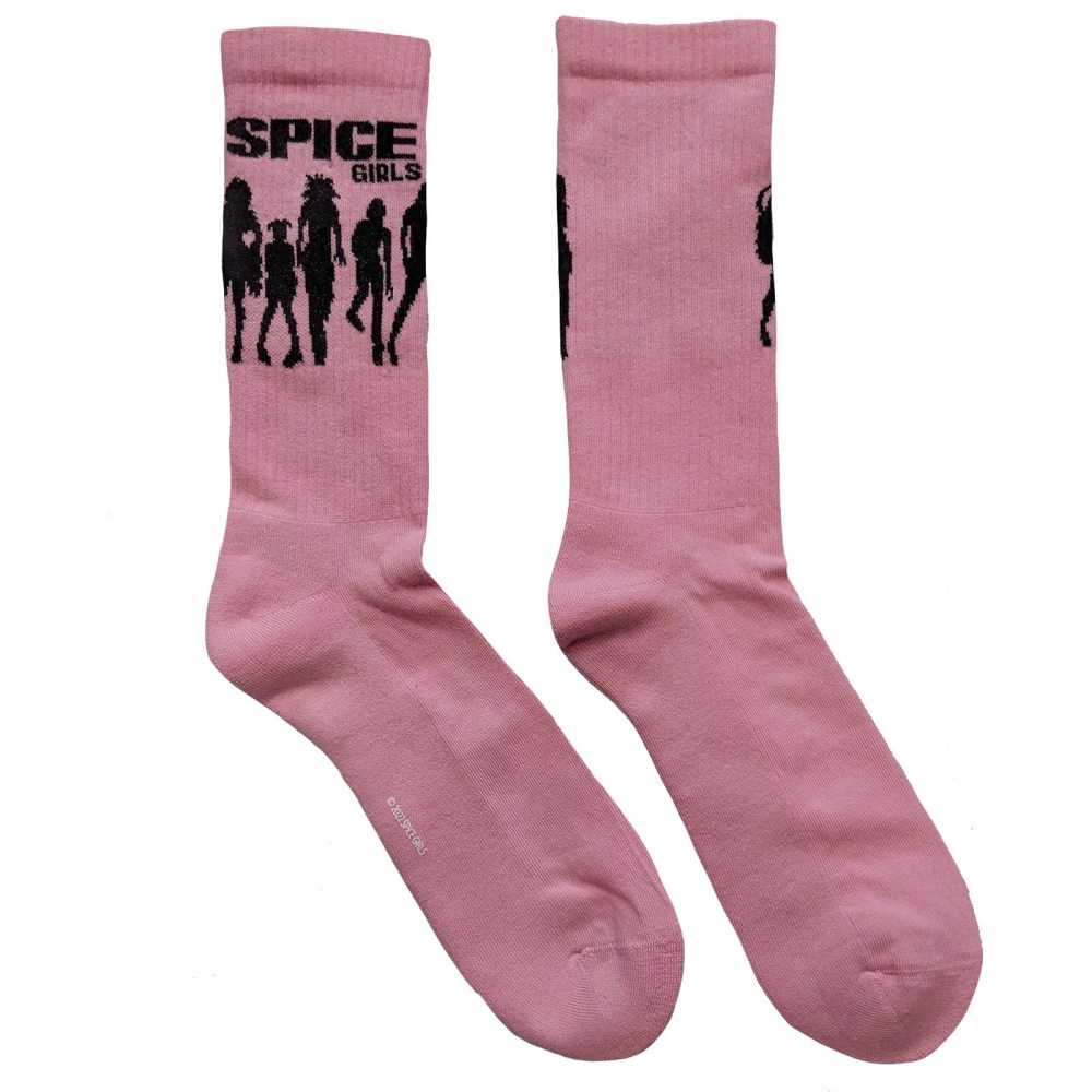 Spice Girls - Silhouette Chaussettes - EU 40-45 - Rose